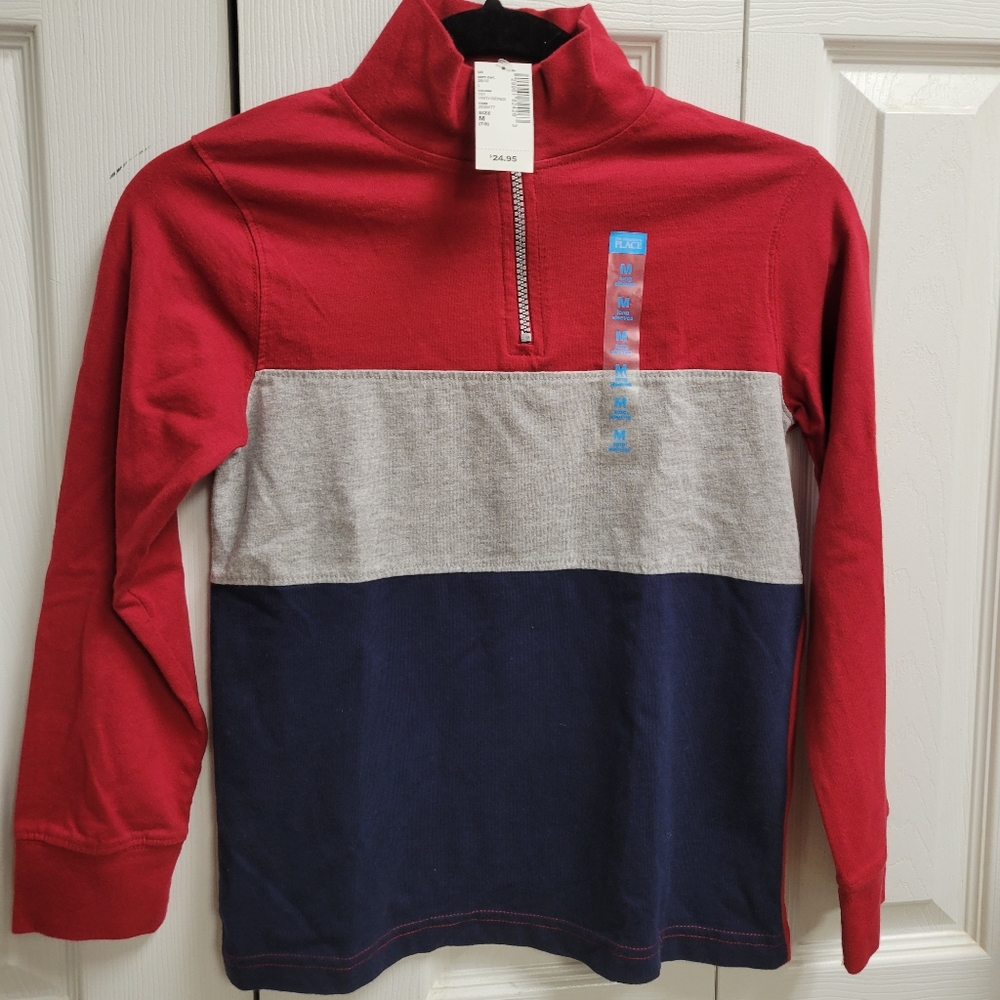 The Children's Place Boys 3/4 Zip Up